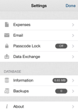 Expense Tool iOS App